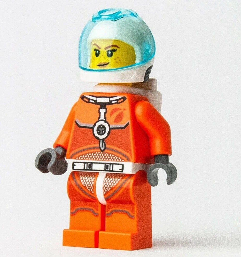 New LEGO Astronaut Female Minifigure Space Research and Development cty1008