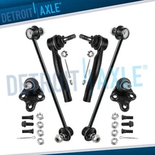 Front Lower Ball Joints Outer Tierods Sway Bars Kit for 2001 - 2003 Toyota Prius