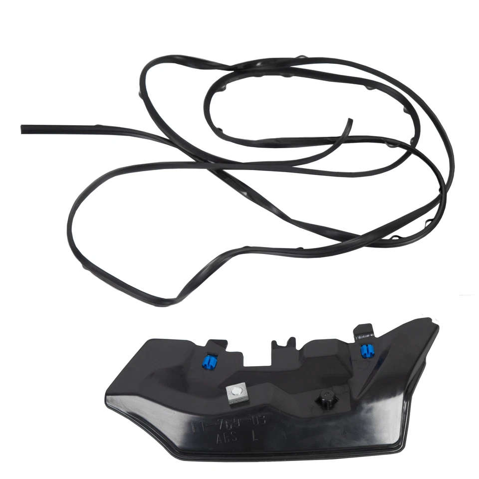 Para Toyota FJ Cruiser 2007-2014 capó superior negro abultado cuchara moldura moldura Foto 3 de 4