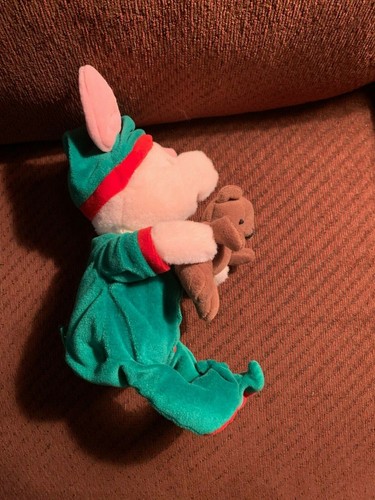 12" DISNEY PIGLET PAJAMA W TEDDY BEAR WINNIE THE POOH STUFFED ANIMAL PLUSH TOY - Picture 5 of 6
