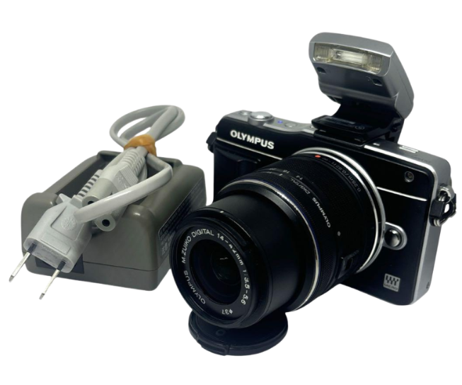 OLYMPUS PEN mini E-PM2 Mirrorless Digital Camera Black 14-42mm