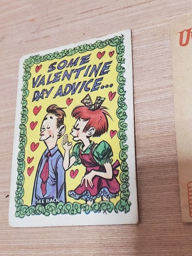 T.C.G - Topps Trading Cards; 1960s? LoT (4) Valentines COLLECTIBLEs/vtg. - Picture 6 of 12
