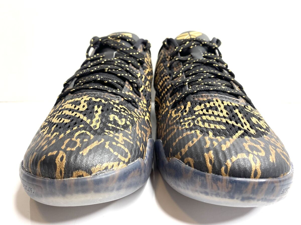 NIKE ID ZOOM KOBE XI 11 ELITE LOW BLACK GOLD MAMBA DAY BIG NIKE ID ZOOM KOBE XI 11 ELITE LOW BLACK GOLD MAMBA DAY BIG
