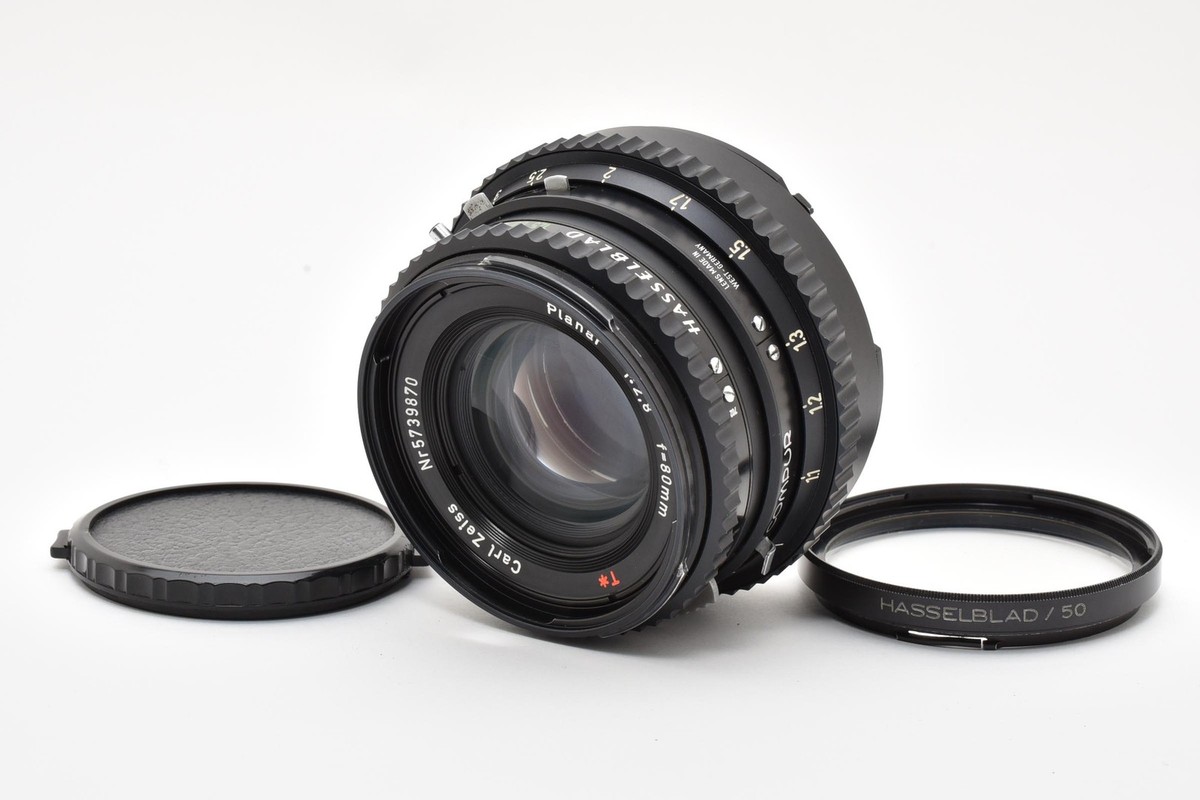 Exc+5] Hasselblad Carl Zeiss C Planar 80mm f/2.8 T* Black Lens