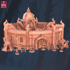 Battle Arena Set DnD Legion Terrain Scenery Tabletop Miniatures 28mm