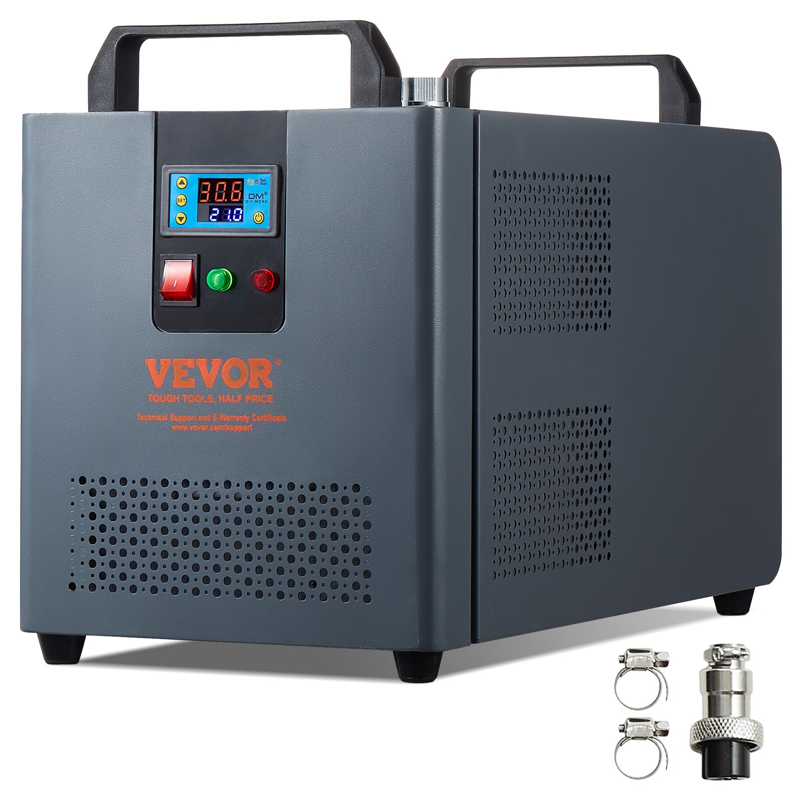 Refroidisseur d'eau industriel VEVOR 12 L avec système de pompe intégré