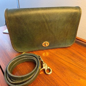 Vintage Coach Olive Green 割引 Fulton Bag Vintage coach olive