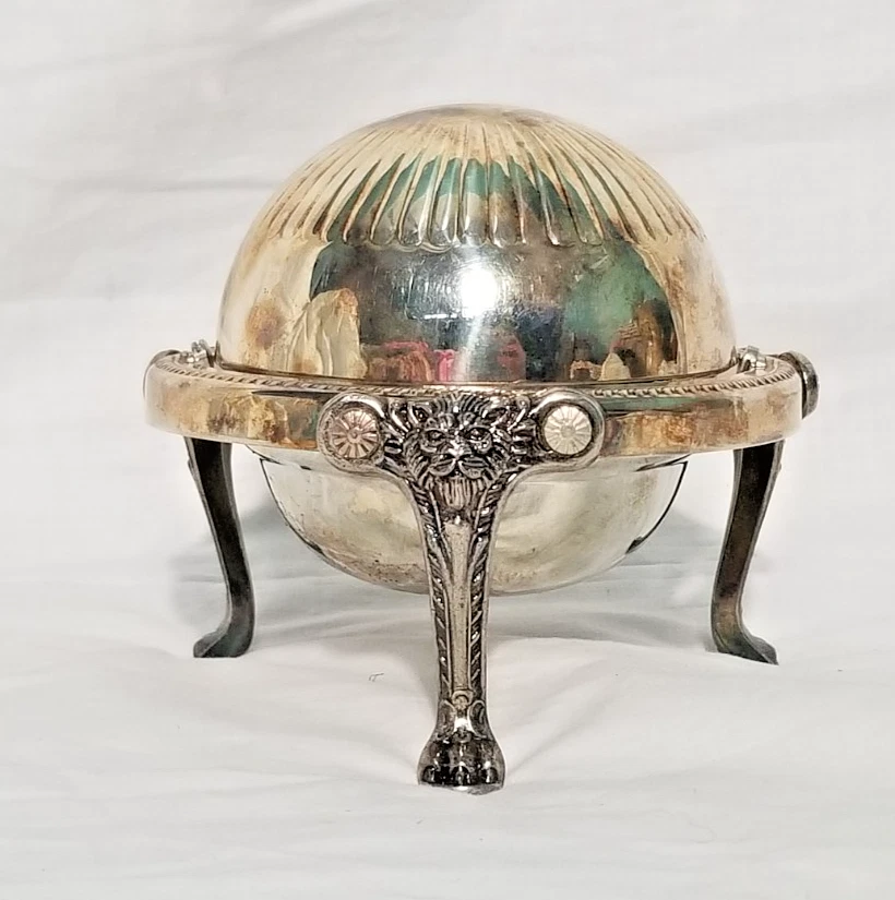 FB Rogers Silver Coin Antique US Silver-Plated Butter Dishes | eBay