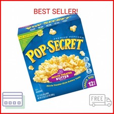 Pop Secret Microwave Popcorn, Movie Theater Butter Flavor, 1.75 Oz Snack Bags, 