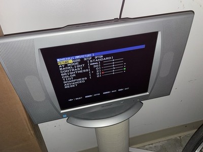 Sharp LCD TV LC-15SH4U 15 Inch Television Tested With Remote Works