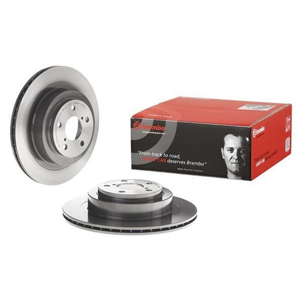 2X Brembo Bremsscheiben 290Mm InnenbelÜFtet Hinten Passend FÜR-image