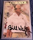 BILL WALSH JSA AUTH SIGNED 2000 FLEER GREATS  COACHES CORNER CARD #95 49ERS