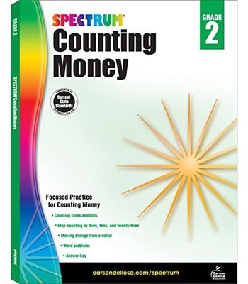 Counting Money, Grade 2 by Carson Dellosa Education (2016, Trade Paperback)