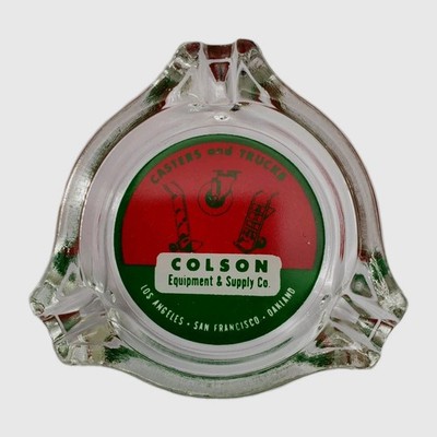 Vintage Marketing Ashtray Colson Equipment & Supply Co. San Francisco Ca