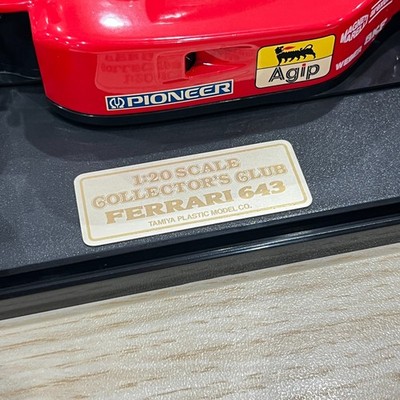 Tamiya 1/20 Collector's Club Ferrari 643 Diecast model with case