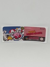 KIRBYS DREAM COURSE (UKV) SUPER NINTENDO / SNES replacement label
