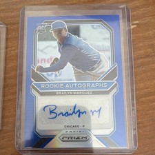 Panini Topps Rookie Autograph Relic Card Lot Brailyn Marquez Cubs 2021