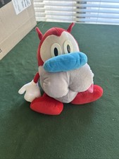 Ren and Stimpy- Nickelodeon 1992 STIMPY plush Large with repaired/sewn foot seam
