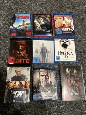 Horrorfilme Blue Ray DVD  sammulng fsk 18 & 16 