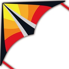 Delta Beginner Kite for Kids  Adults, Easy to Fly Beach Kite