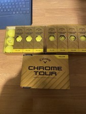 Callaway Chrome tour 2025 Golf Balls Yellow x24