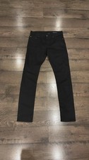 YSL Saint Laurent Paris D02 M/Sk-lw Black Denim Jeans Size 33