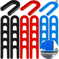 60 Pcs Plastic Auto Lift Shim Kit 2 Post 4 Post Car Lift Shims U Shaped Tile Spa