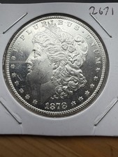 1878 S Morgan Dollar - BU - PL Obverse - As Shown! (#2671)