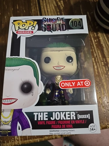 Funko Pop! Heroes Suicide Squad The Joker (Boxer) Vinyl Figure #104 NEW