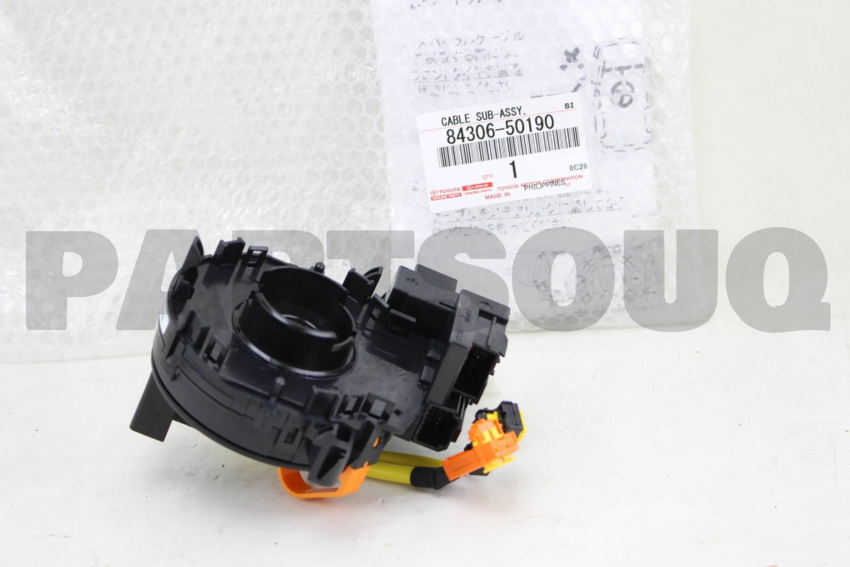 8430650190 Genuine Toyota CABLE SUB-ASSY, SPIRAL 84306-50190