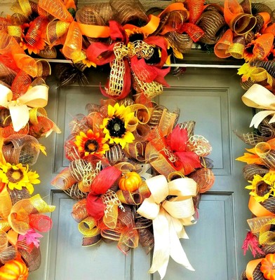 How To Make A Wreath From Fall Leaves thumbnail