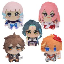 Genshin Impact Soft Stuffed Toy Cute Tartaglia Zhongli Plush Doll Birthday Gift