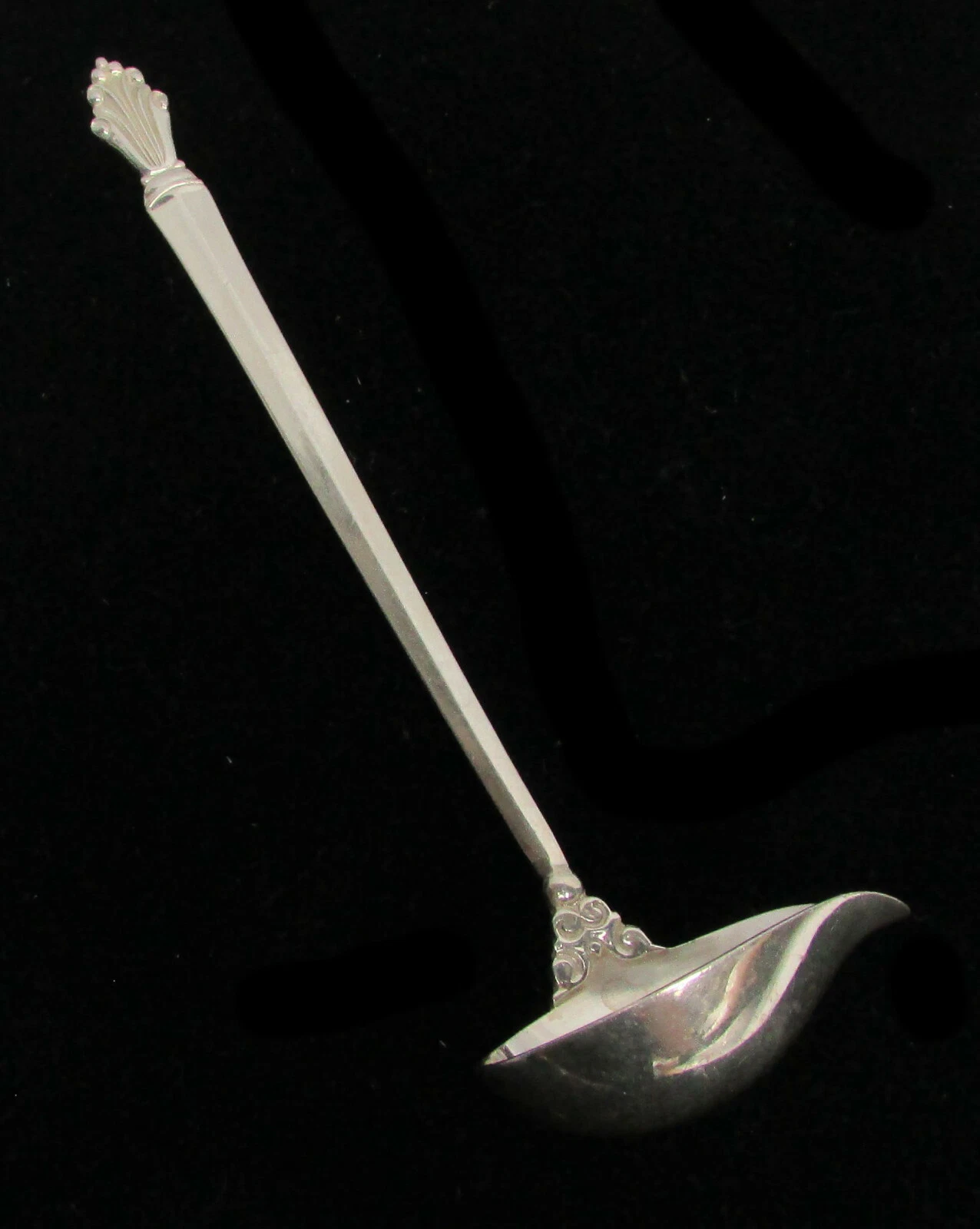 GEORG JENSEN ACANTHUS STERLING SILVER 6 1/2" SAUCE LADLE