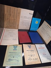 Nachlass Urkundengruppe Dokumente Mitgliedsauswei&szlig; VP Volkspolizei DDR NVA