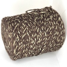 Brown Gray ALPACA WOOL BLEND Yarn on Cone 0.88lb / 400g / 1120m USA TARIFF FREE