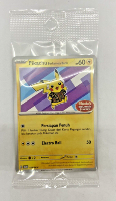 Special Pokemon Indonesia Promo Pikachu Berkemeja Batik Xatu 154