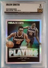 Jalen Smith 2020-21 NBA Hoops Now Playing RC Holo Golden Grading (GG) 9 Mint