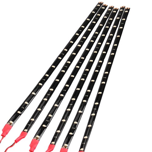 2/6PCS wasserdichte DC 12V Motor LED Streifen Unterbodenleuchten für Motorrad - Picture 2 of 17
