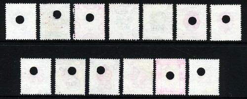 HONG KONG Queen Elizabeth II 1954 CONTRACT NOTE Group to $20 Barefoot 56 to 68 - Picture 2 of 2