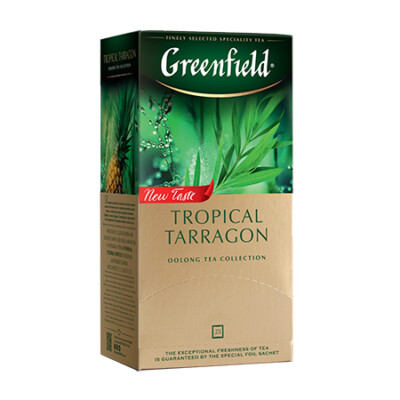 Tee Greenfield herbal TROPICAL TARRAGON 25 Beutel Oolong Tee Collection