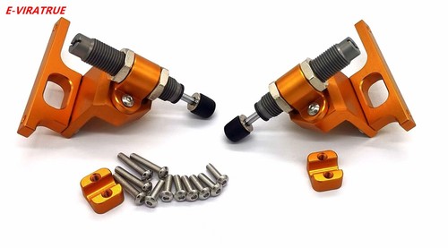 E-VIRATRUE 7075Alu Adjustable Rear Buffer Mounts For Losi Baja Rey 2.0 1/10 - Picture 8 of 8
