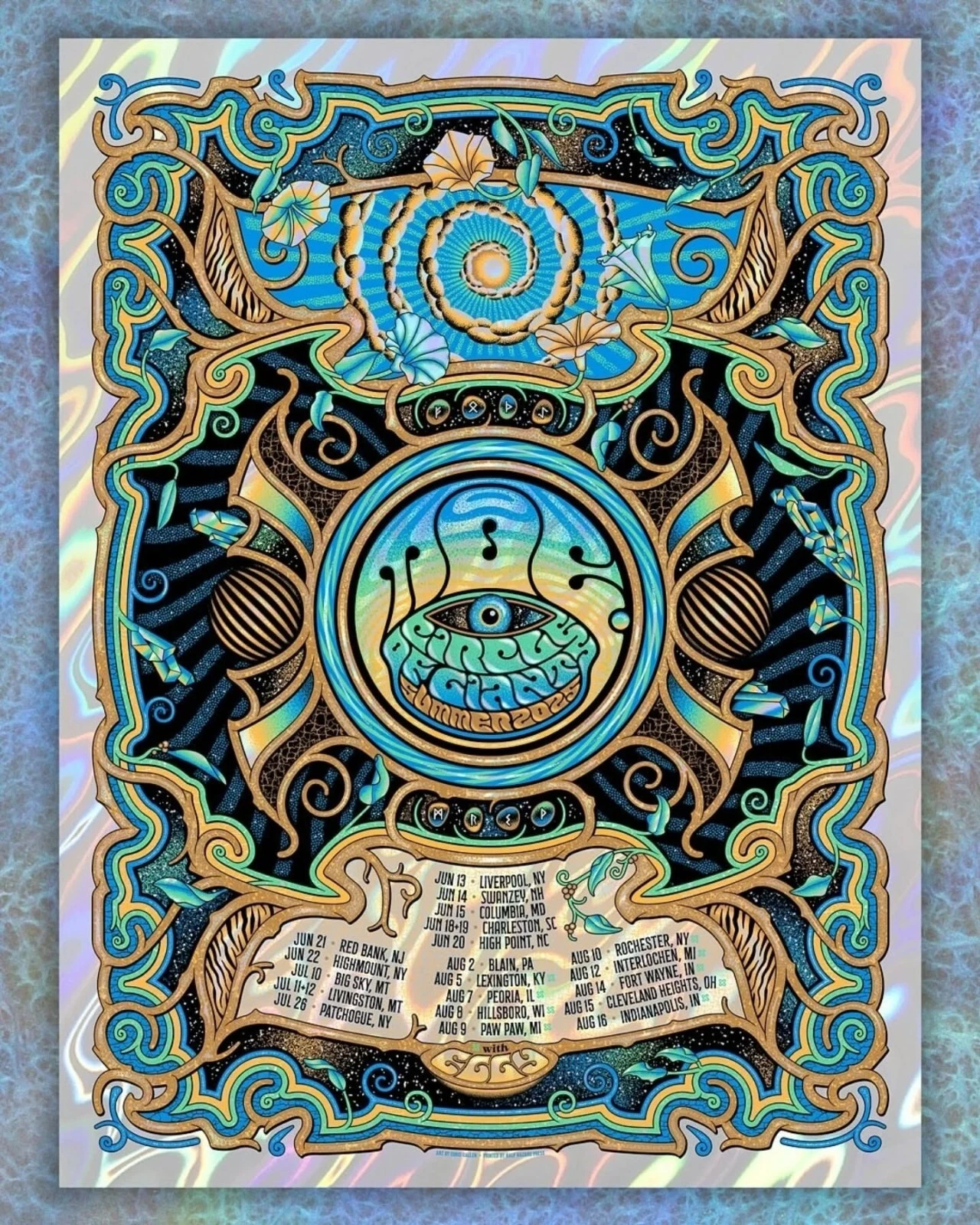 Moe The Band Summer Tour 2025 Poster