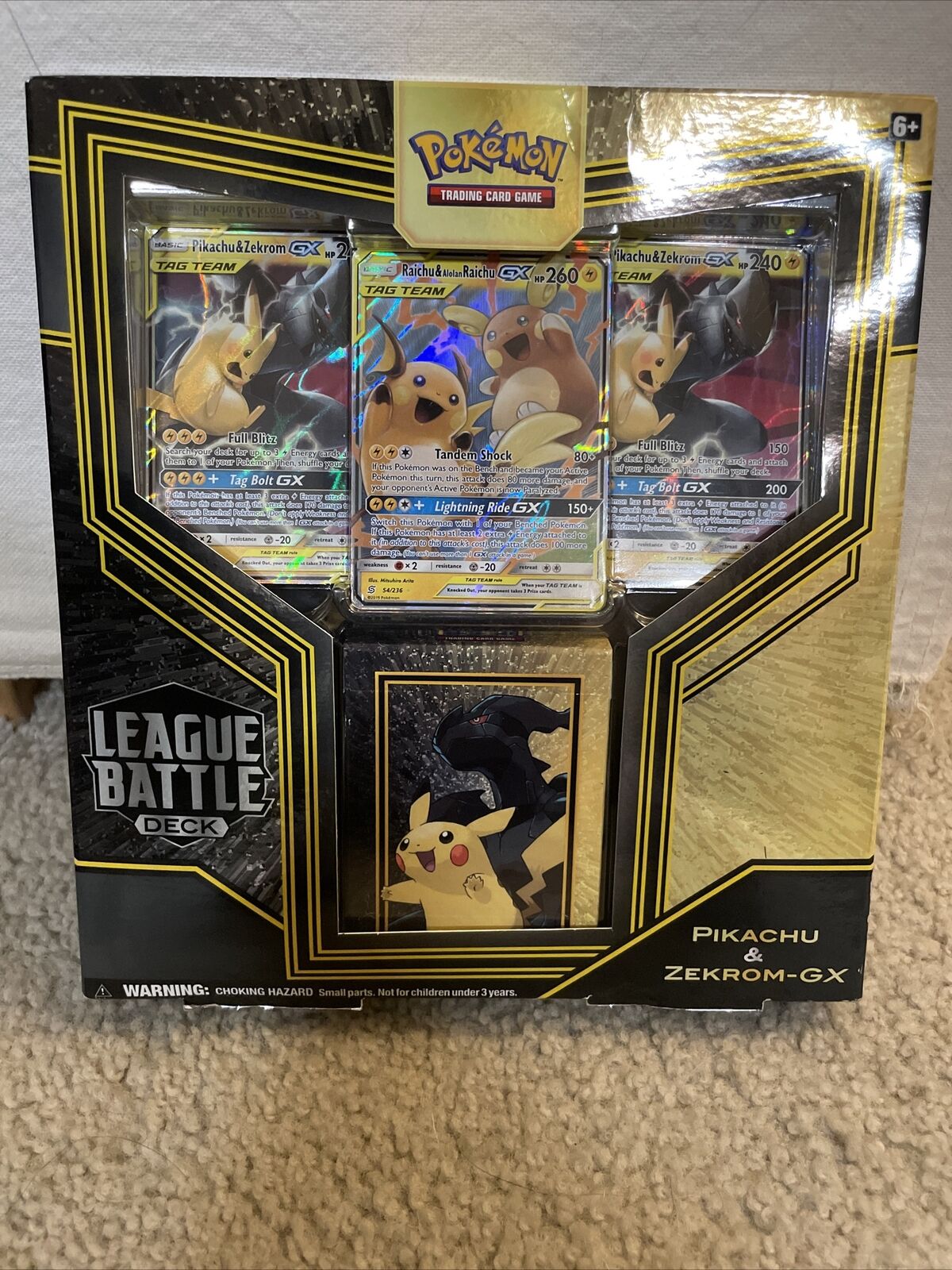 Pokemon Trading Card Game Pikachu & Zekrom GX League Battle Deck 