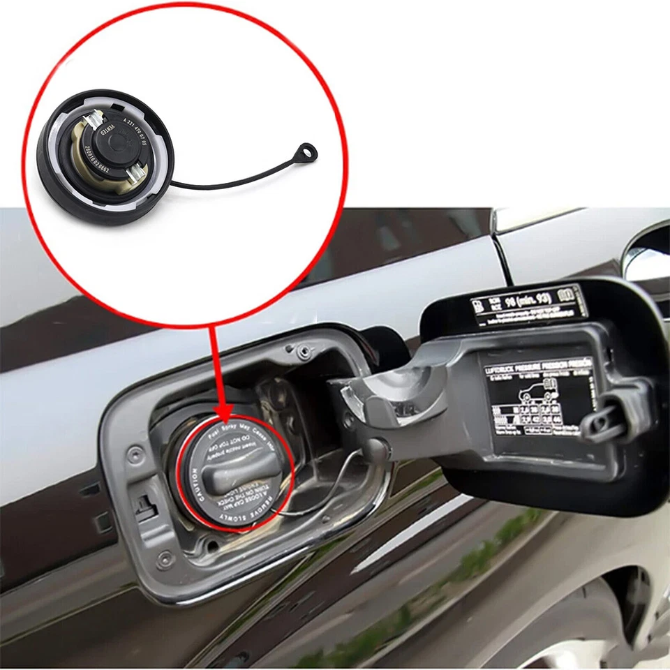 For Mercedes Benz S550 CLK55 AMG Fuel Tank Gas Filler Cap With Strap A2214700605 - image 4 of 4