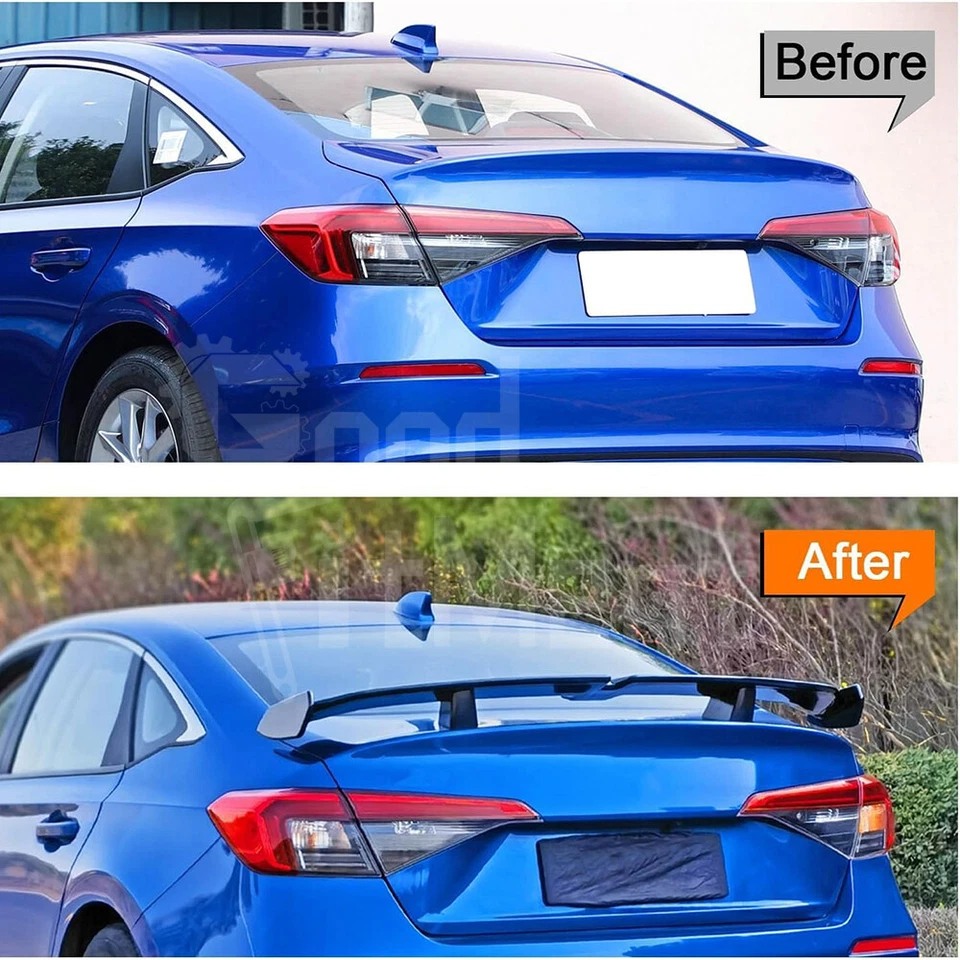 For Chevy HHR 2006-2011 54'' GT PRO Style Rear Trunk Spoiler Racing Wing Matte Foto 4 de 4