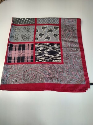 A. De Santis Foulard 100% Silk Seta Scarves Scarf Square Made In Italy