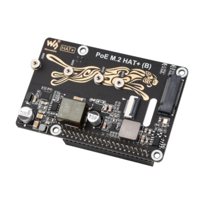 Raspberry Pi 5 PoE HAT PCIe To M.2 Adapter NVMe Protocol M.2 Solid State Drive