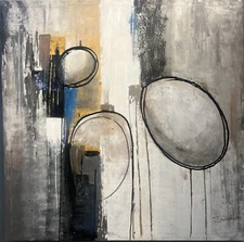 Abstract original Painting - Modern  Abstract 41 in. x 41 in.  No frame.