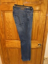 DKNY Jeans Men’s Sz 36x34 Dark Wash Denim Classic Wide Leg Loose Fit USA MADE