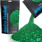Hemway Emerald Green Metal Flake 0.015" 100g Auto Car Bike Glitter Paint 375 mic